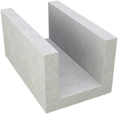 Лотковый газобетон