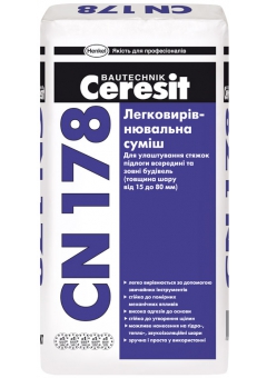 Легковыравнивающаяся смесь Ceresit CN 178