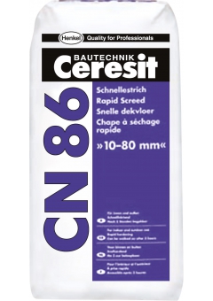 Быстротвердеющая смесь для пола Ceresit CN 86