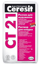 Клей для газобетона церезит ст-21